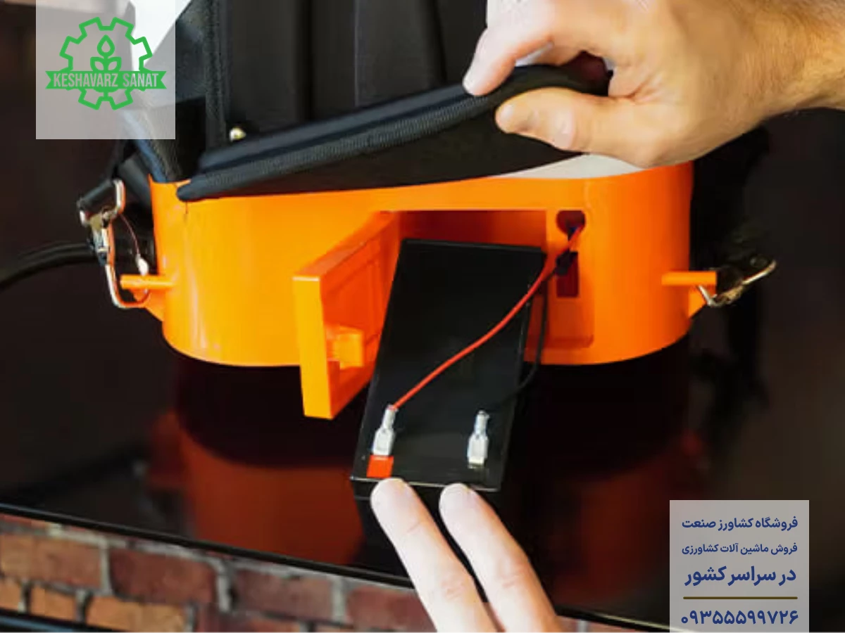 بررسی باطری دستگاه سمپاش شارژِی بررسی باطری دستگاه سمپاش شارژِی